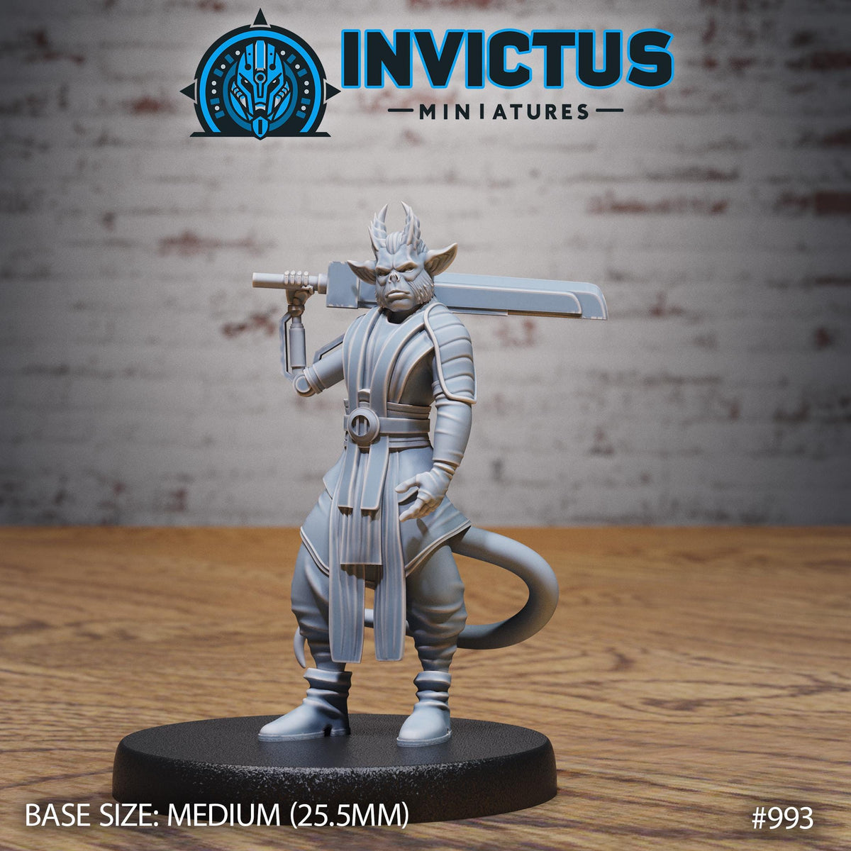 Spy Emissary Squad Option #993 front DND miniature Spy Assault 16k resin