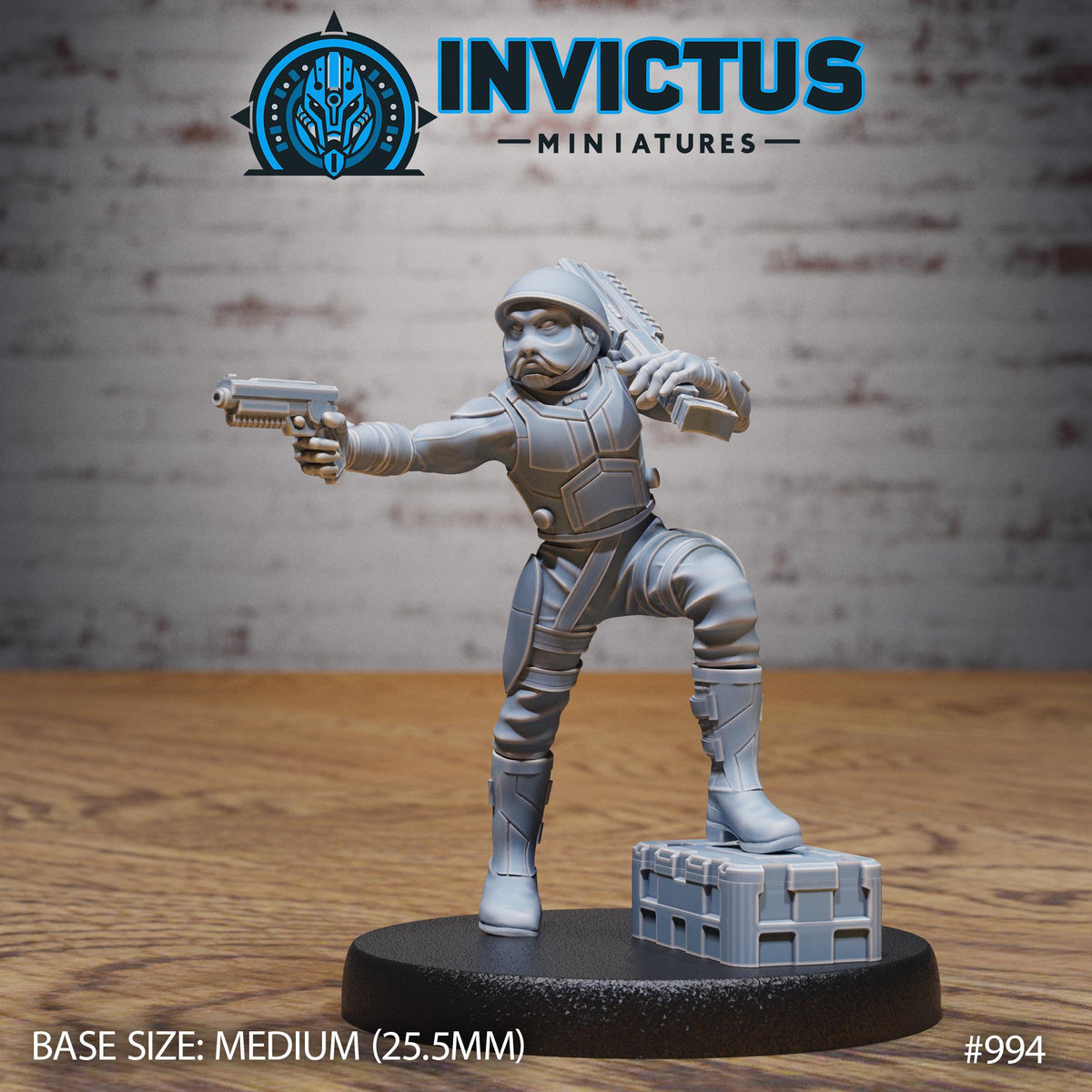 Spy Emissary Squad Option #994 front DND miniature Spy Assault 16k resin