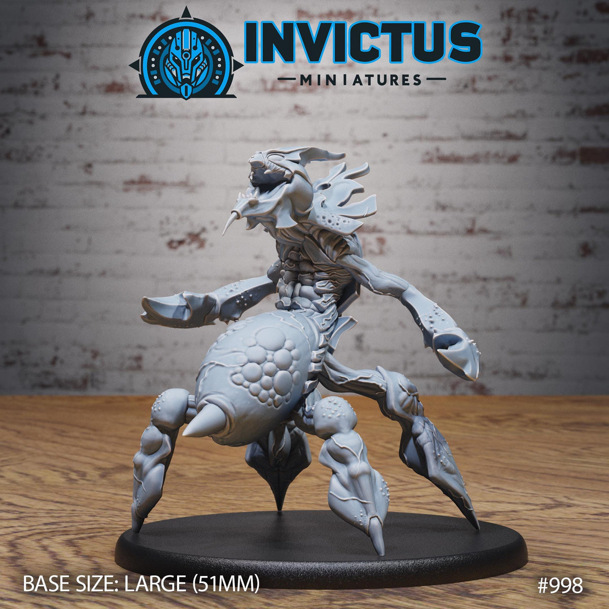 Insect Queen Squad Option #998 front DND miniature Spy Assault 16k resin