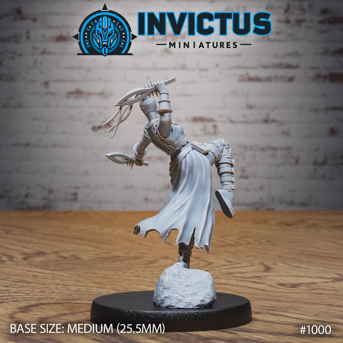 Bounty Hunter Option #1000 back DND miniature Spy Assault 16k resin