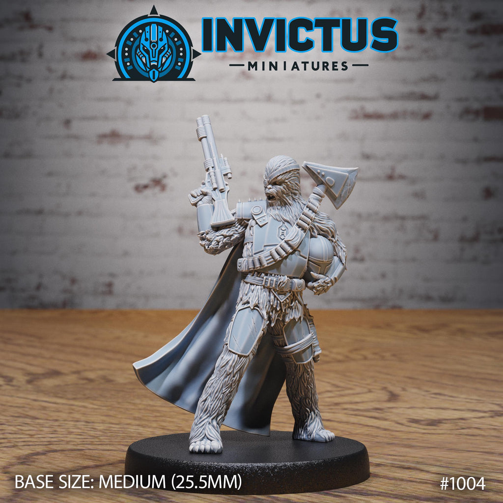 Wooly Rebel Option #1004 front DND miniature Shadows of the Threat 16k resin