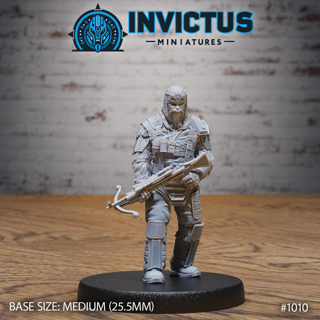 Wooly Rebel Option #1010 front DND miniature Shadows of the Threat 16k resin