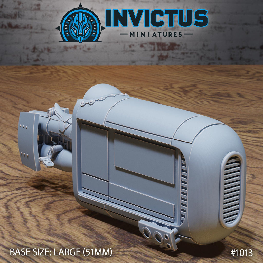 Gravy Bike 8 inch length front DND miniature Shadows of the Threat 16k resin