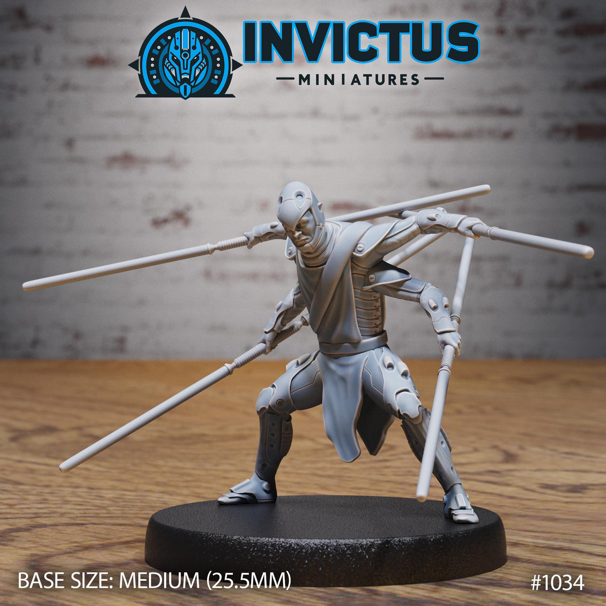 Starward Option #1034 front DND miniature Borderworld Wardens 16k resin