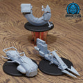 Spacecraft Set of 3 DND miniatures group photo Borderworld Wardens