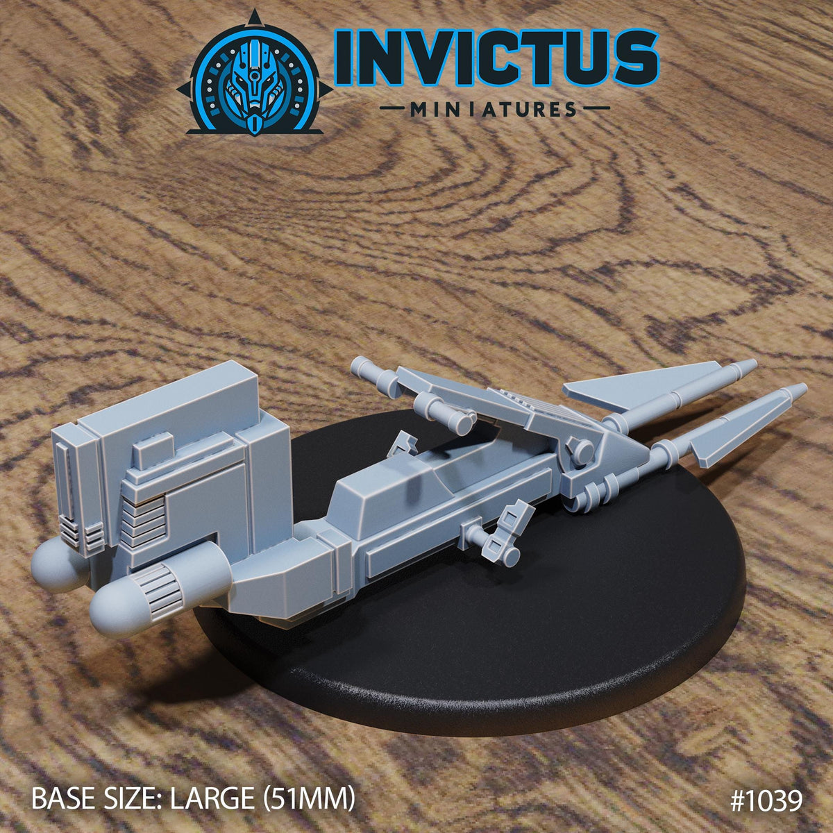 Spacecraft Option #1039 back DND miniature Borderworld Wardens 16k resin