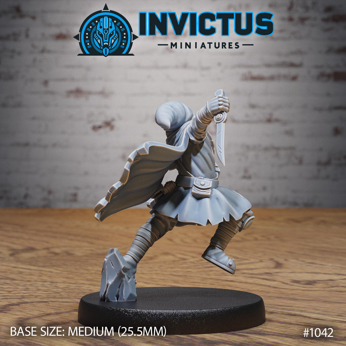 Borderworld Gang Option #1042 back DND miniature Borderworld Wardens 16k resin