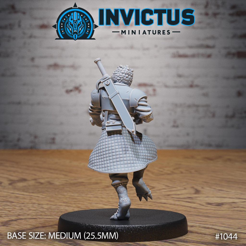 Borderworld Gang Option #1044 back DND miniature Borderworld Wardens 16k resin