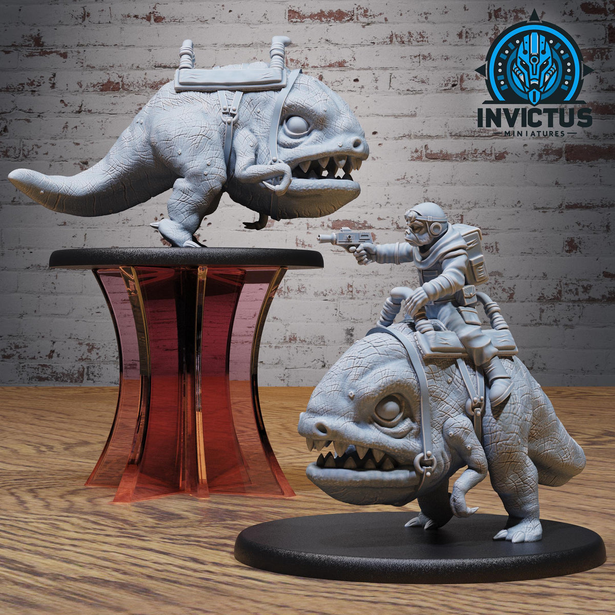 Borderworld Gang Rider Set of 2 DND miniatures group photo Borderworld Wardens
