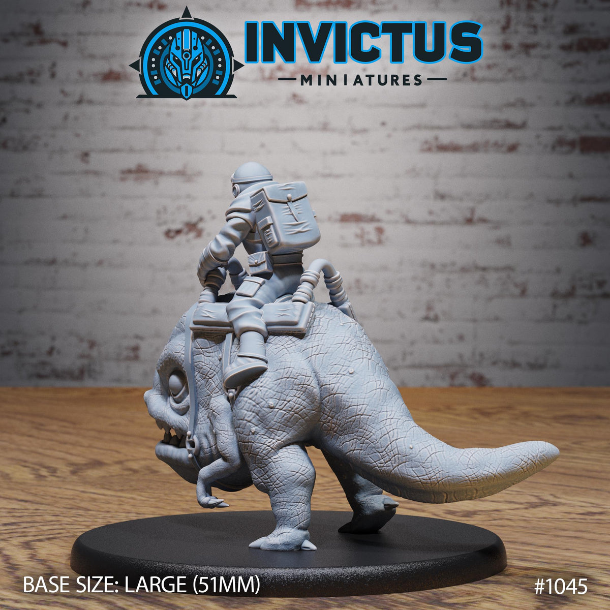Borderworld Gang Rider Option #1045 back DND miniature Borderworld Wardens 16k resin