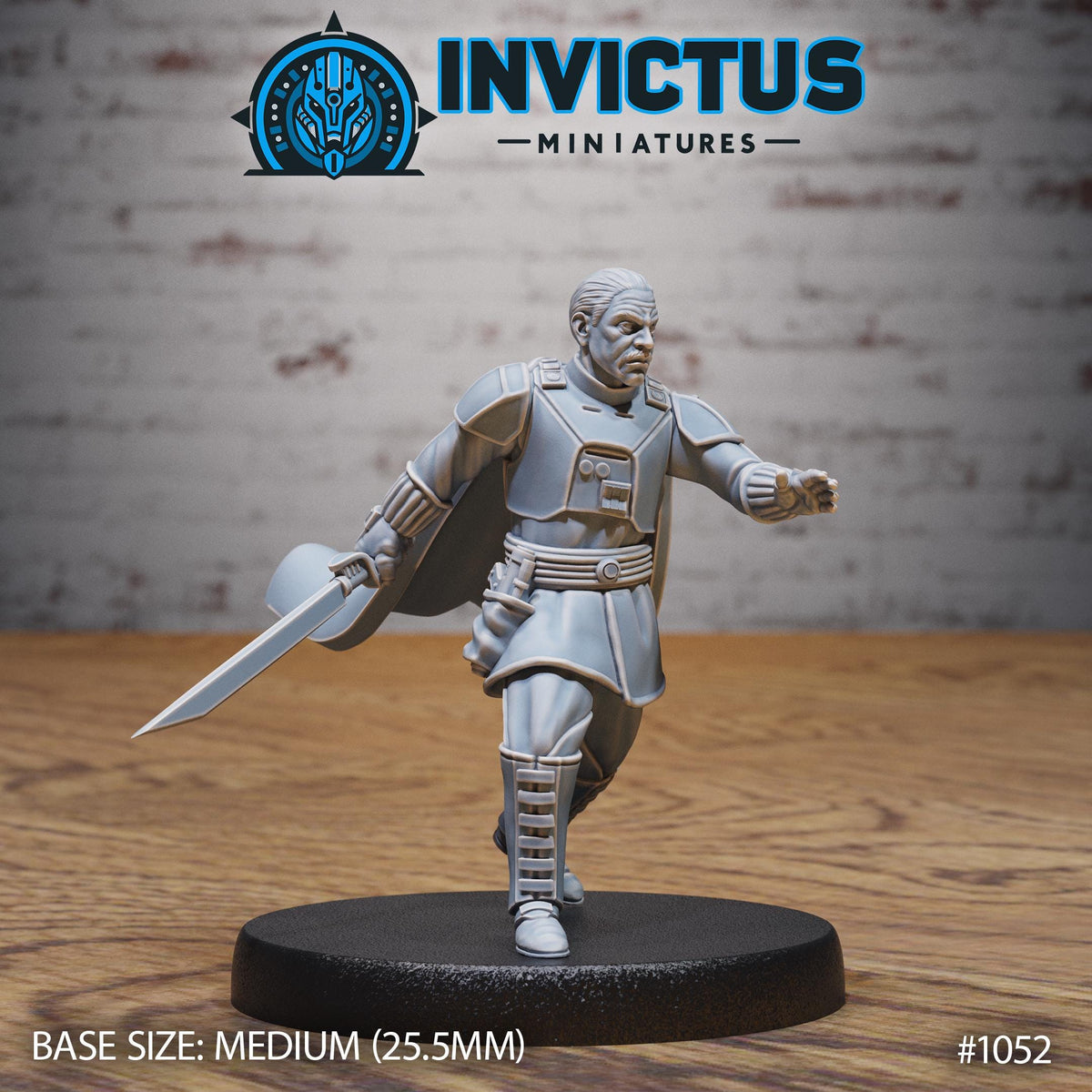 Dark Division Army of 3 Option #1052 front DND miniature Forgotten Frontier 16k resin