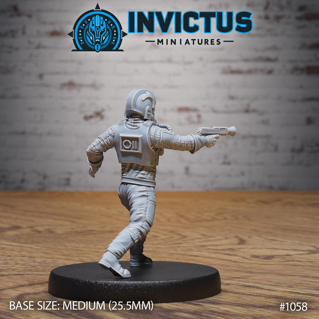 Dark Division Army of 4 Option #1058 back DND miniature Forgotten Frontier 16k resin