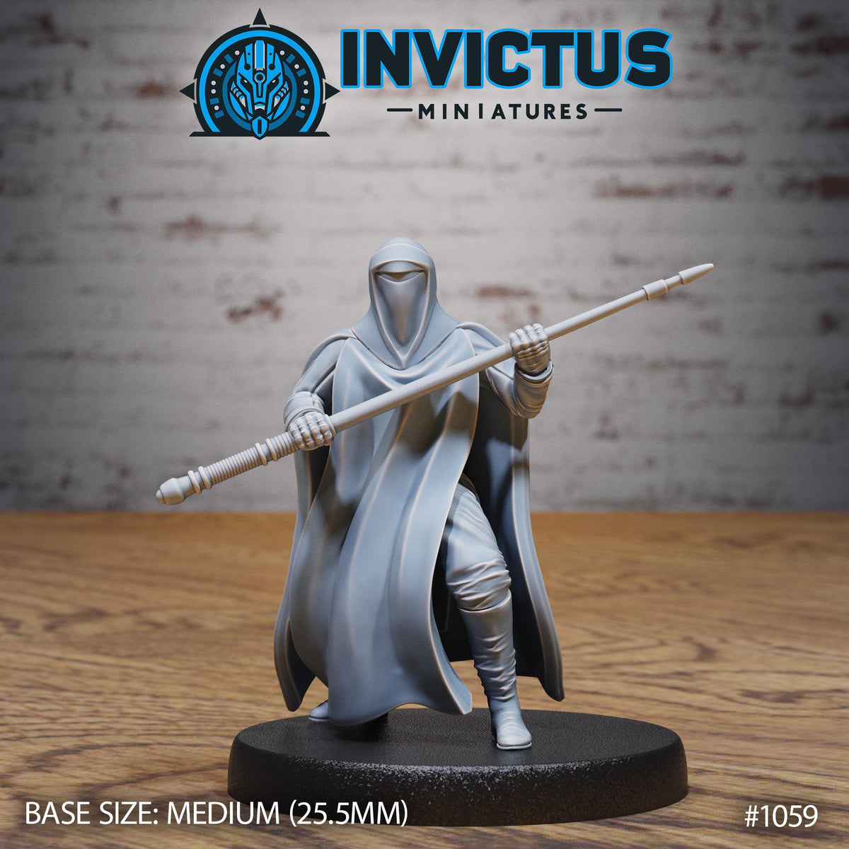 Dark Division Army of 4 Option #1059 front DND miniature Forgotten Frontier 16k resin