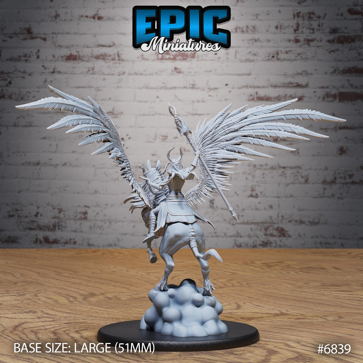 Hel and Helhest Option #6839 back DND miniature Norse Barbarians 16k resin