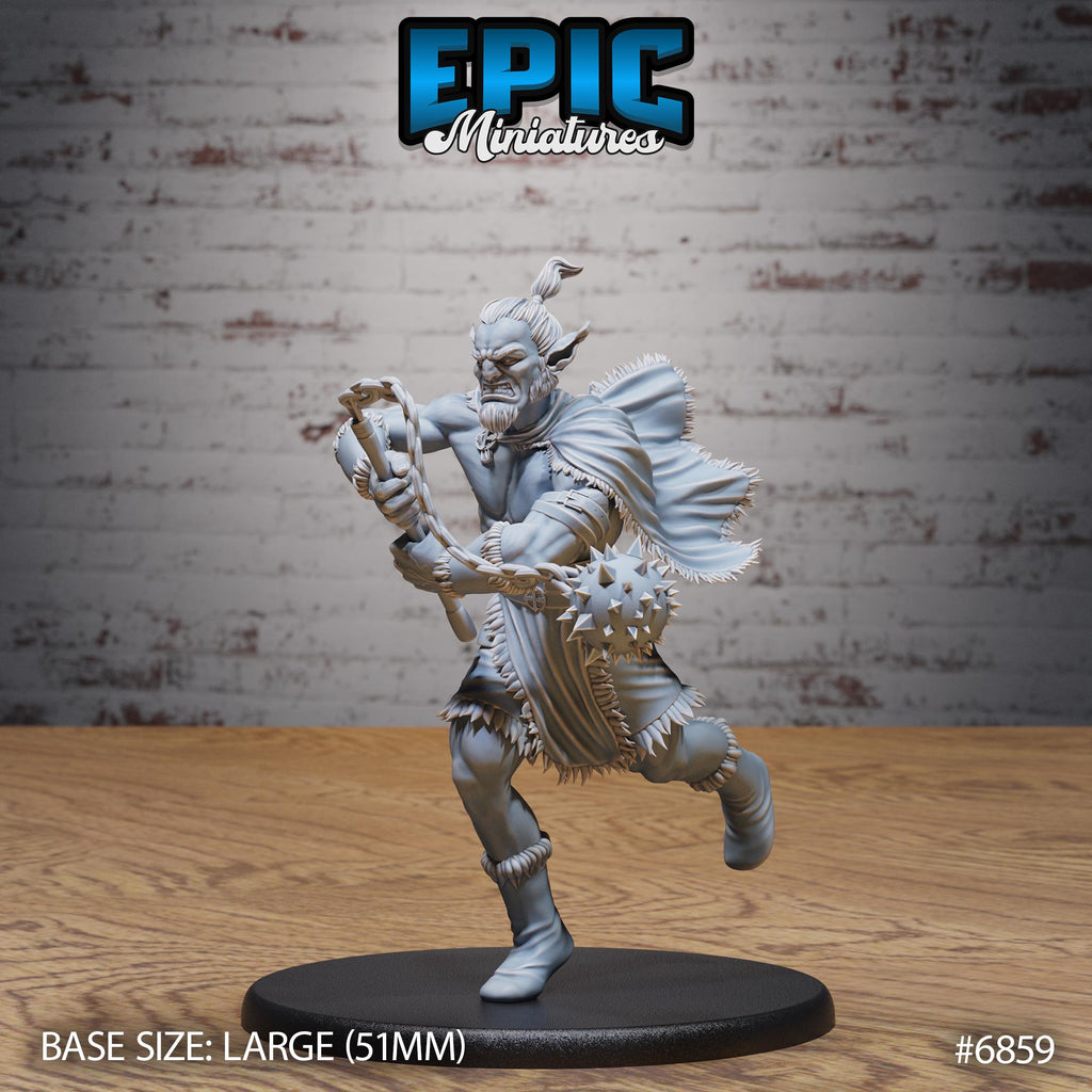 Barbarian Firbolg Option #6859 front DND miniature Norse Barbarians 16k resin