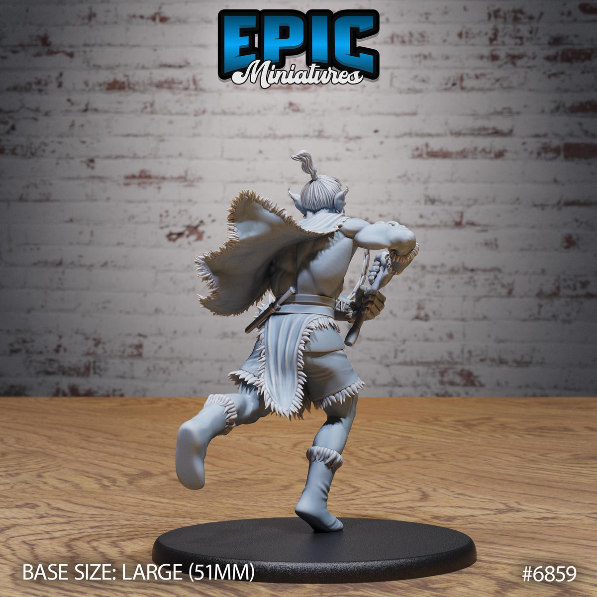 Barbarian Firbolg Option #6859 back DND miniature Norse Barbarians 16k resin