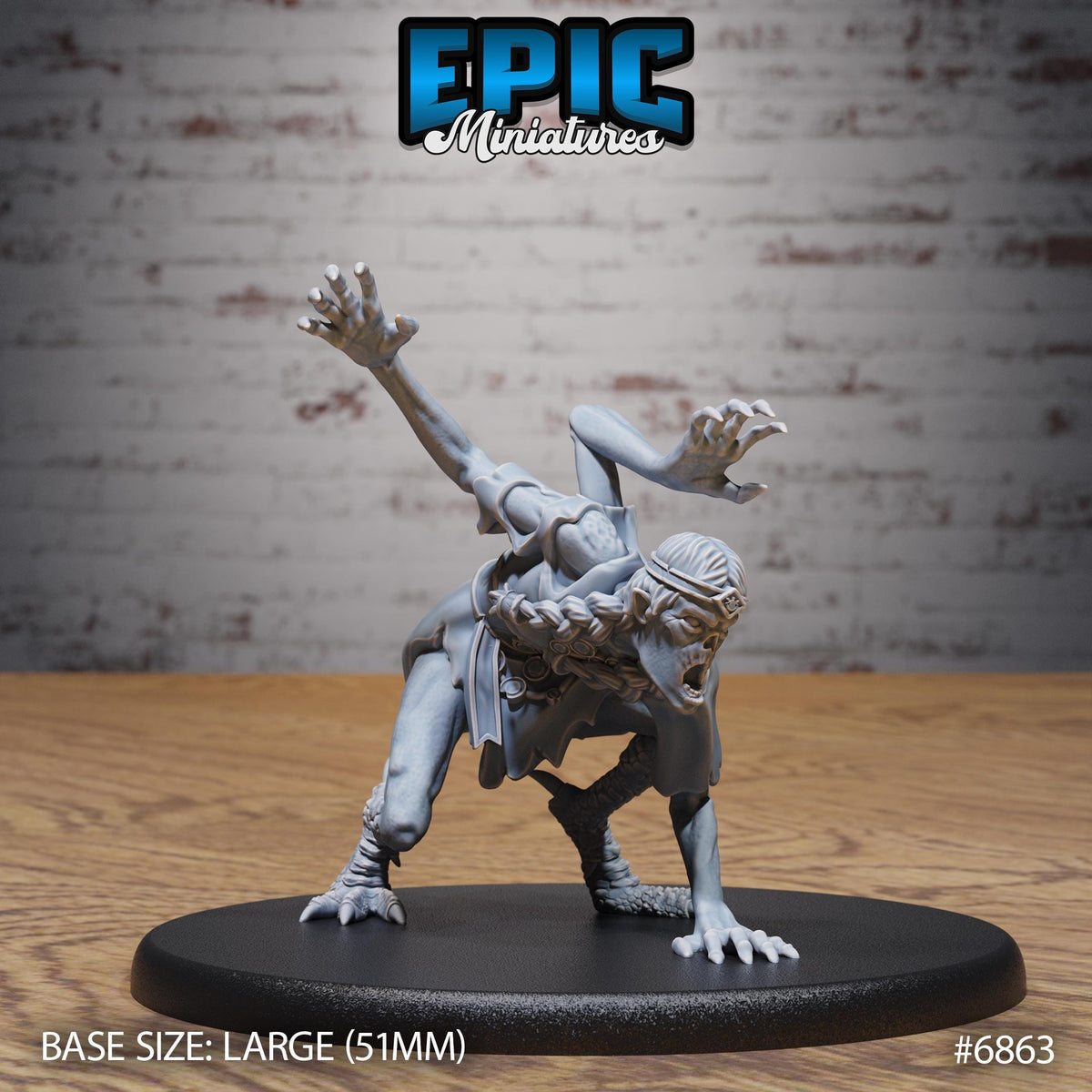 Norse Volva Option #6863 front DND miniature Norse Barbarians 16k resin