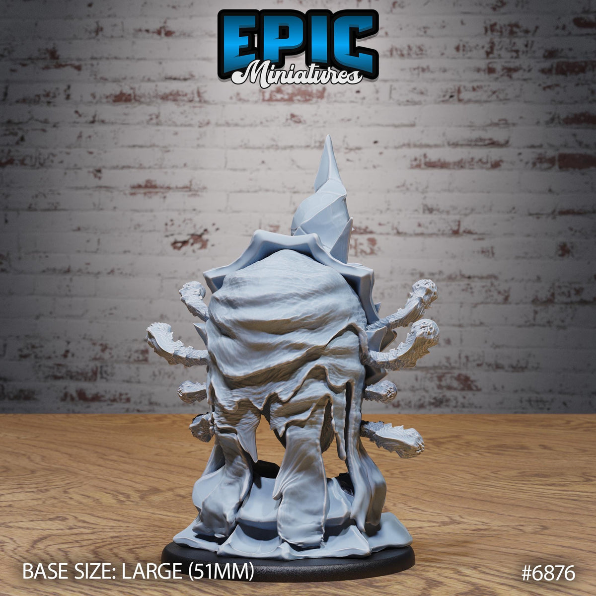 Rune Warped Eye Tyrant 2 Warped Eye Tyrants front DND miniature Norse Barbarians 16k resin