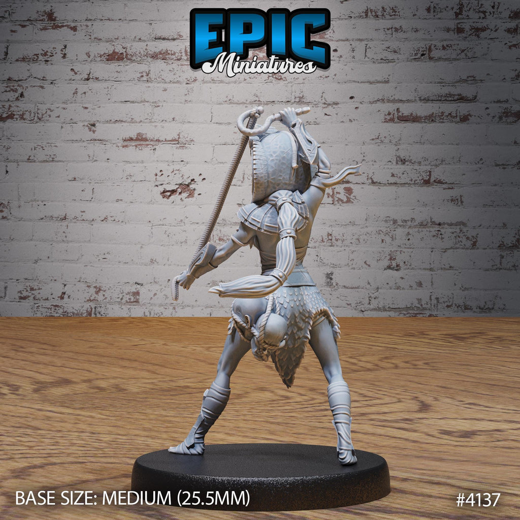 Cleopatra Royal Guard Option #4137 back DND miniature Bone Dry Desert 16k resin