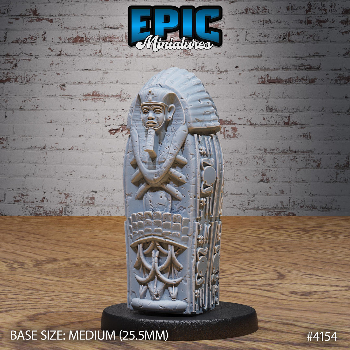 Ancient Egyptian High Priest Option #4154 (3) front DND miniature Bone Dry Desert 16k resin