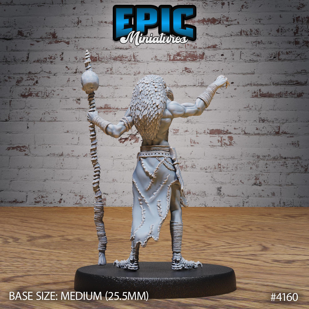 Servant of Thot Option #4160 back DND miniature Bone Dry Desert 16k resin
