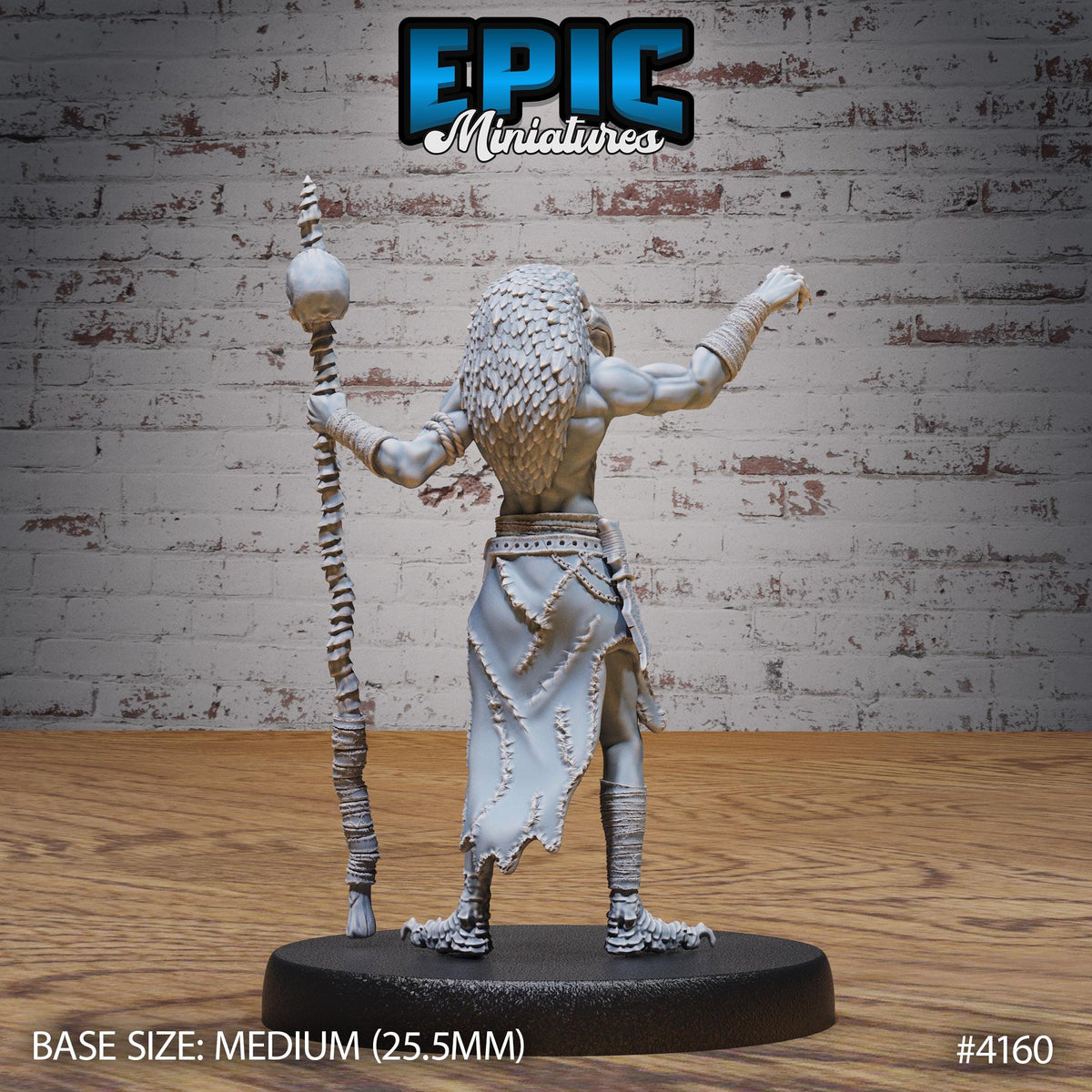 Servant of Thot Option #4160 back DND miniature Bone Dry Desert 16k resin