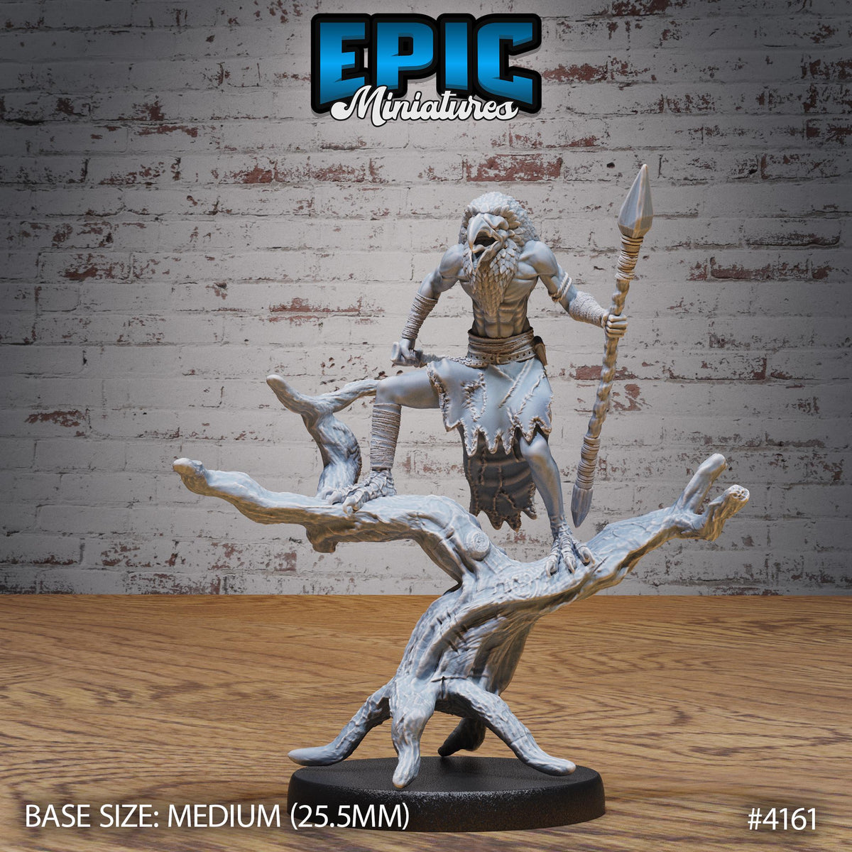 Servant of Thot Option #4161 front DND miniature Bone Dry Desert 16k resin