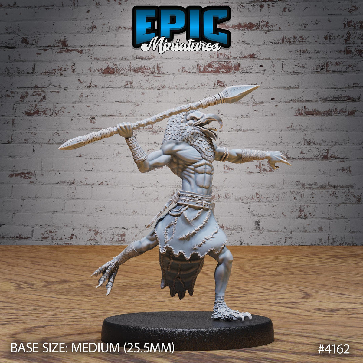 Servant of Thot Option #4162 front DND miniature Bone Dry Desert 16k resin