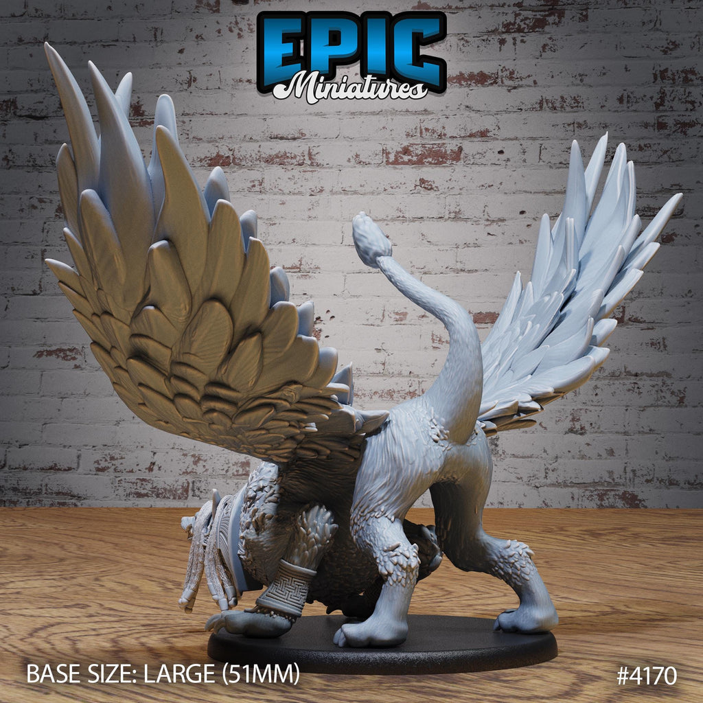 Anubis Beast Option #4170 back DND miniature Bone Dry Desert 16k resin