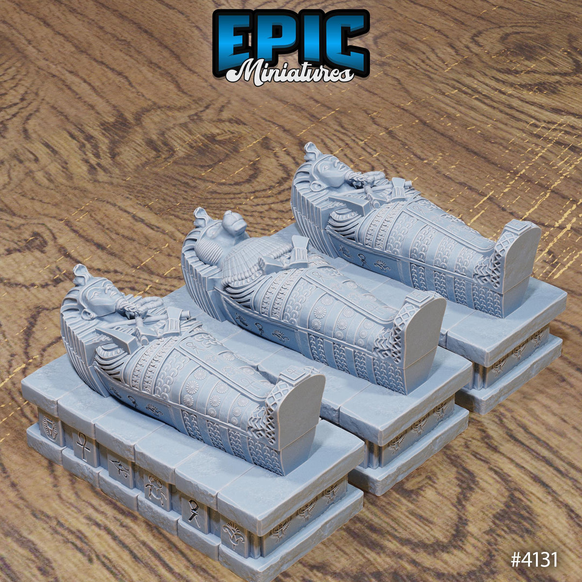Ancient Egyptian Tombs Set DND miniature Bone Dry Desert photo 12