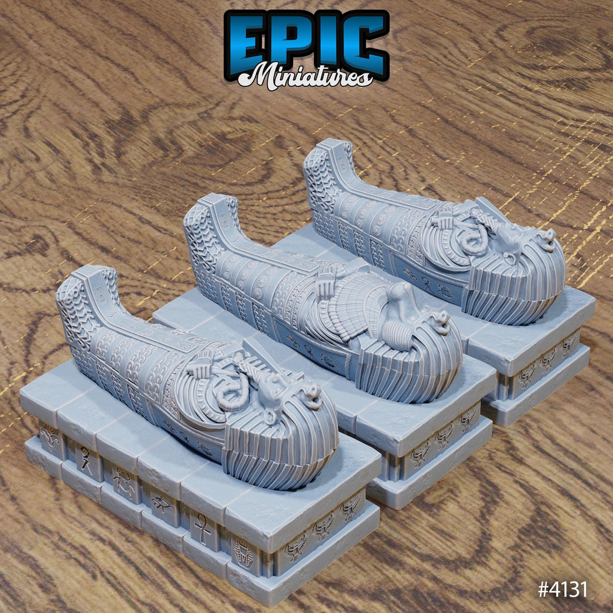 Ancient Egyptian Tombs Set DND miniature Bone Dry Desert photo 13