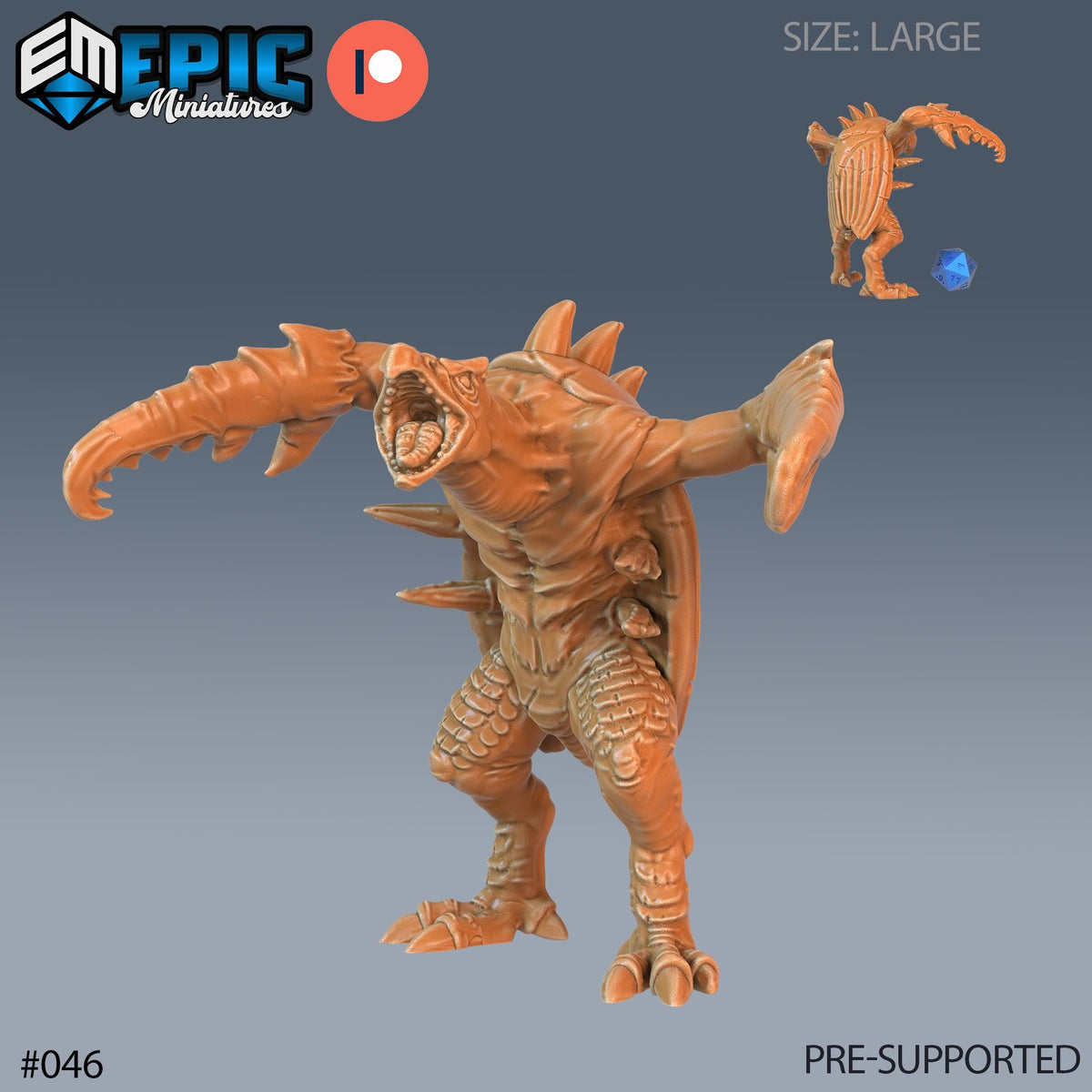 Hook Horror Set of 4 DND Minis | Corrupted Forest Collection | TTRPG | Beyond Witchlight Prismeer Feywild Hourglass Coven Option #046 front DND miniature  16k resin