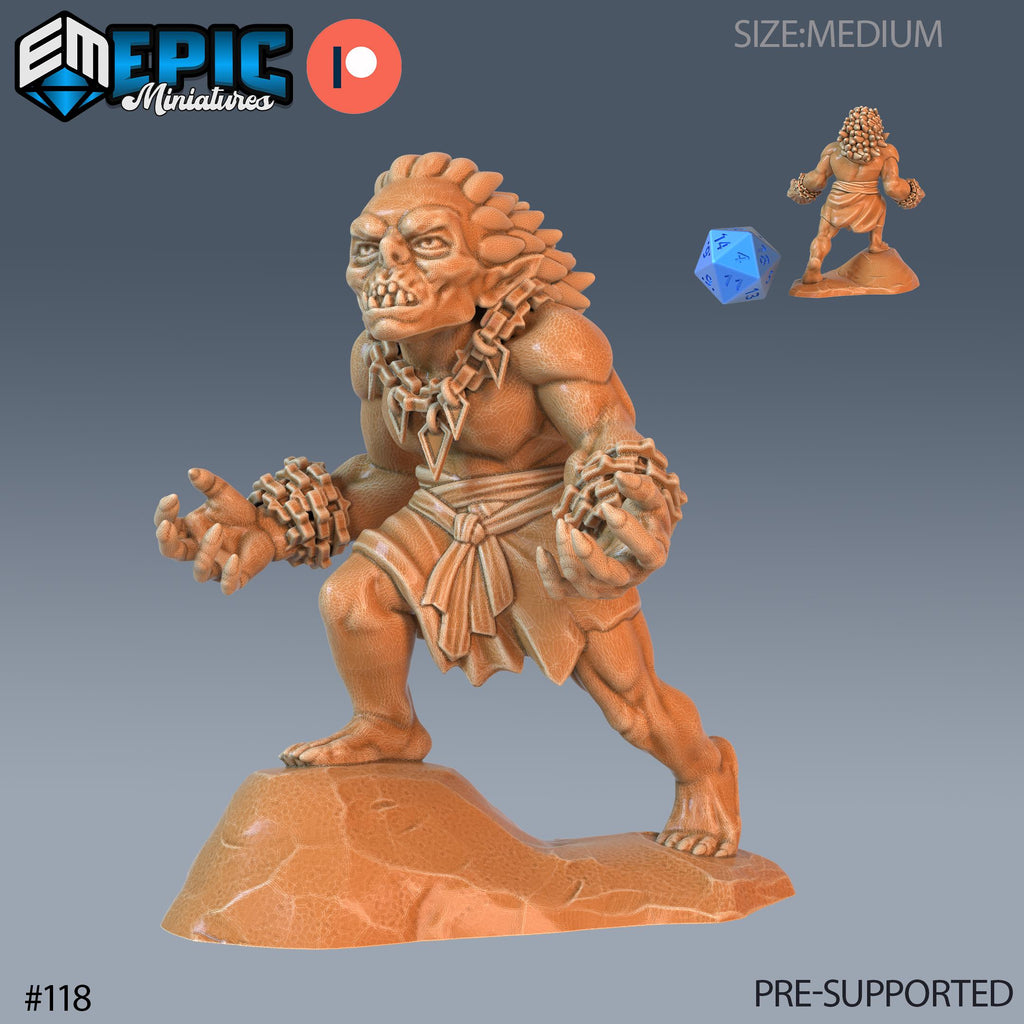 Goblin Set of 4 DND Minis | Elves and Goblins Collection | TTRPG | Icespire Witchlight | Berserk Warrior Scout Shaman Berserk front DND miniature  16k resin