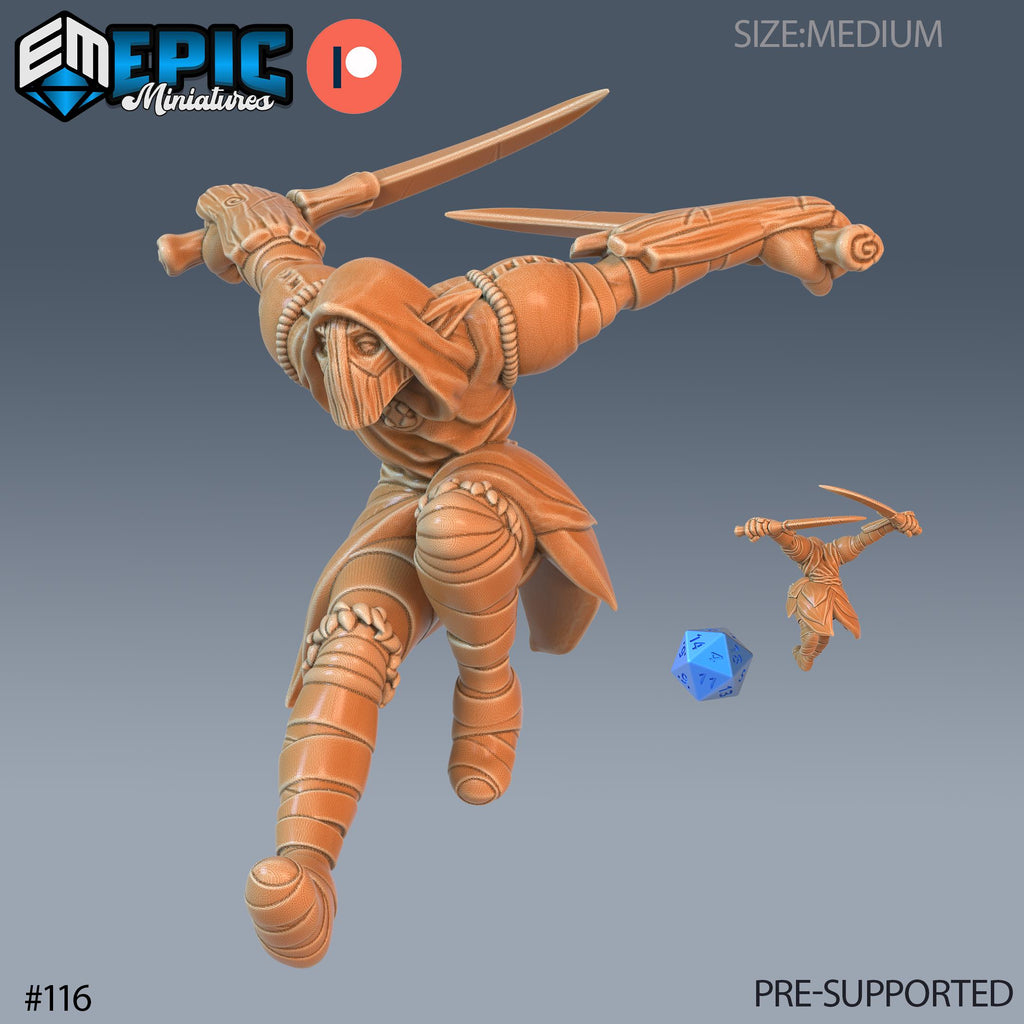 Elf Set of 4 DND Minis | Elves and Goblins Collection | TTRPG | Icespire Witchlight | Paladin Druid Rogue Ranger Rogue front DND miniature  16k resin