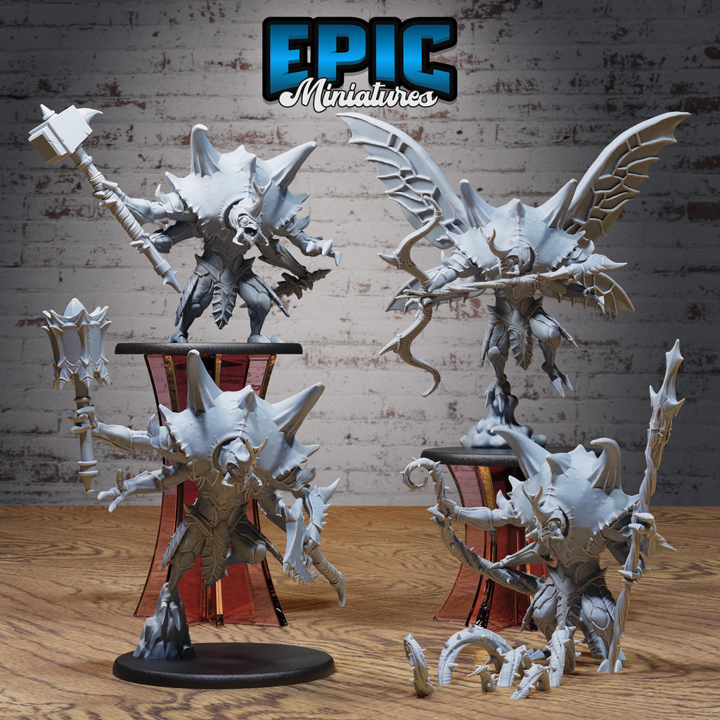 Insect Hulk Set of 4 DND miniatures group photo Insectoid Jungle