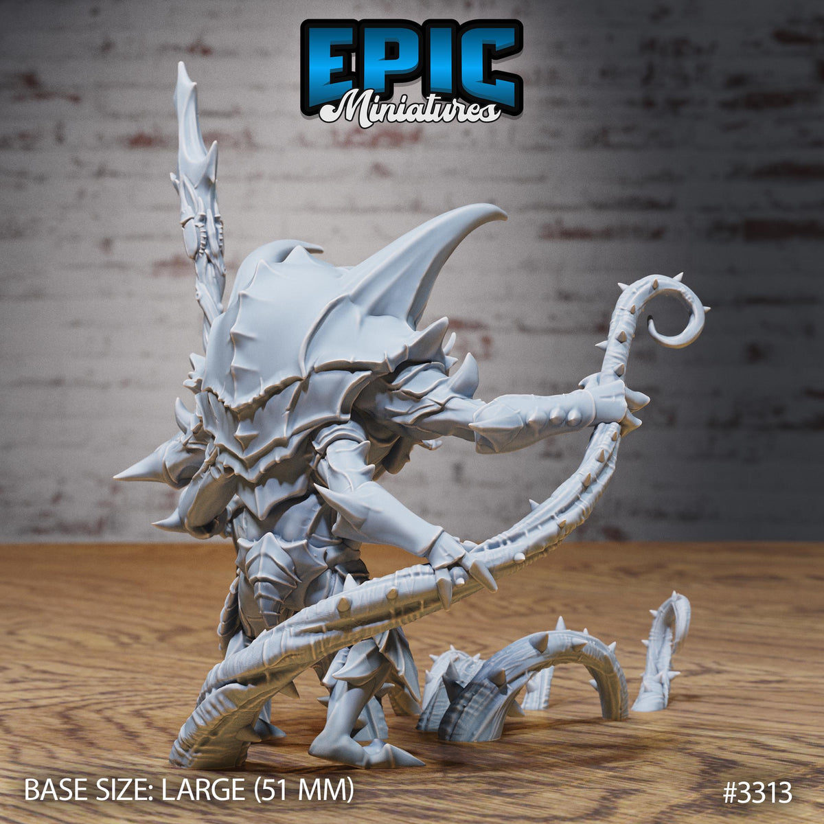 Insect Hulk Option #3313 back DND miniature Insectoid Jungle 16k resin