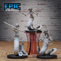 Gorgon Sisters Medusa Set of 3 DND miniatures group photo Insectoid Jungle