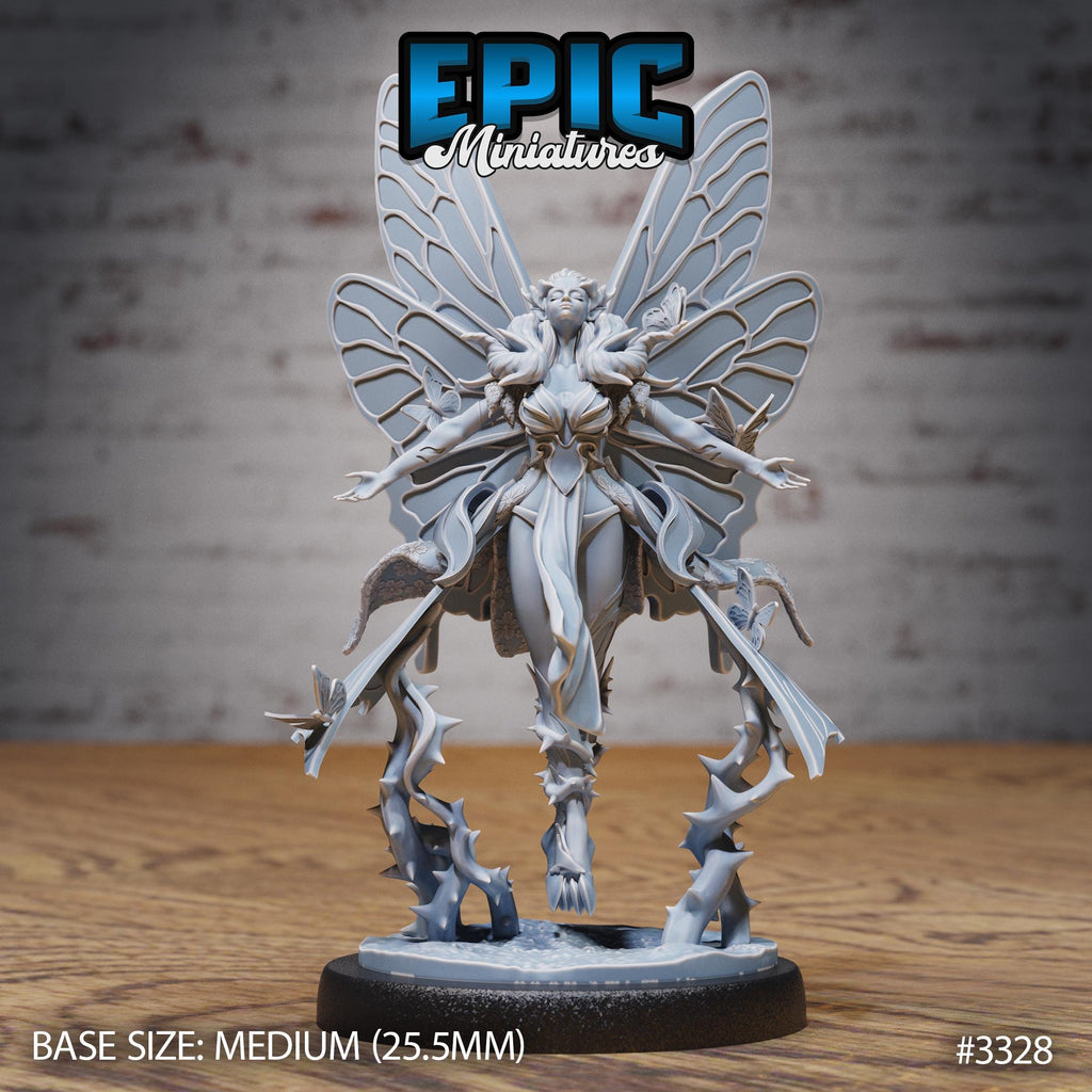 Butterfly Fairy Option #3328 front DND miniature Insectoid Jungle 16k resin