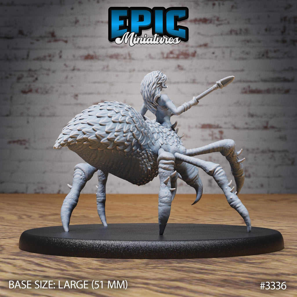 Arachne Sprider Option #3336 back DND miniature Insectoid Jungle 16k resin