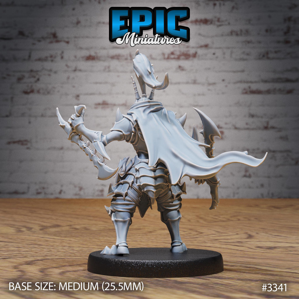 Ninja Insect Warrior Option #3341 back DND miniature Insectoid Jungle 16k resin