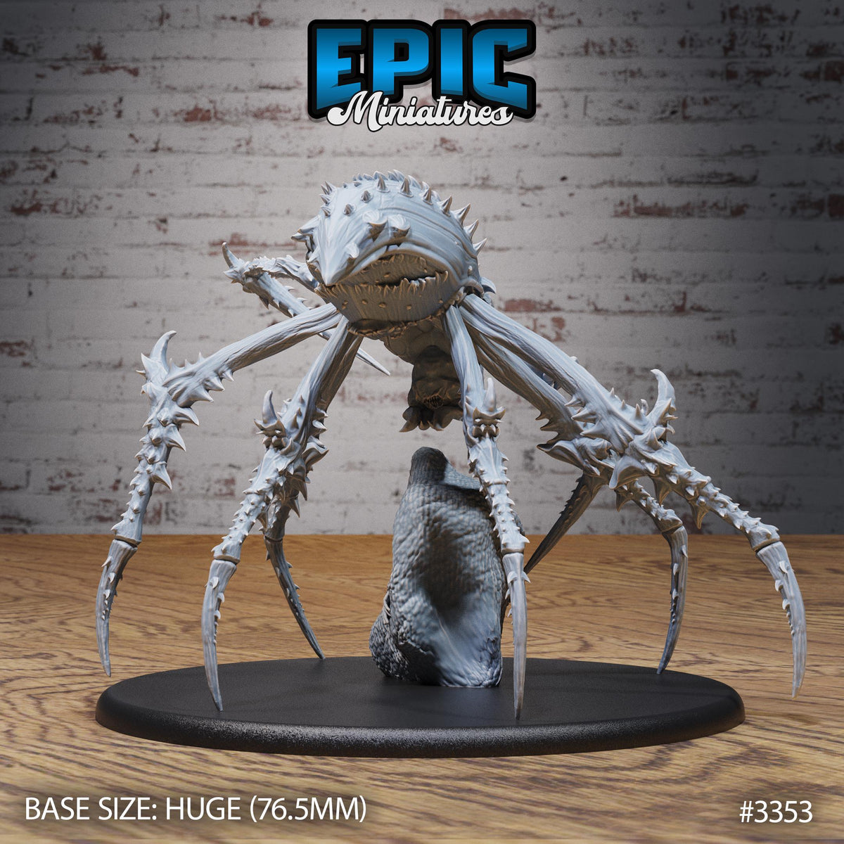 Giant Spider Set of 3 DND miniature Insectoid Jungle photo 9