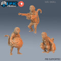 Pirate Monkey Set of 3 DND Minis | Pirates Voyage Collection | TTRPG | Swashbuckling Nautical Heist Skullport Jahaka Spelljammer DND miniatures group photo