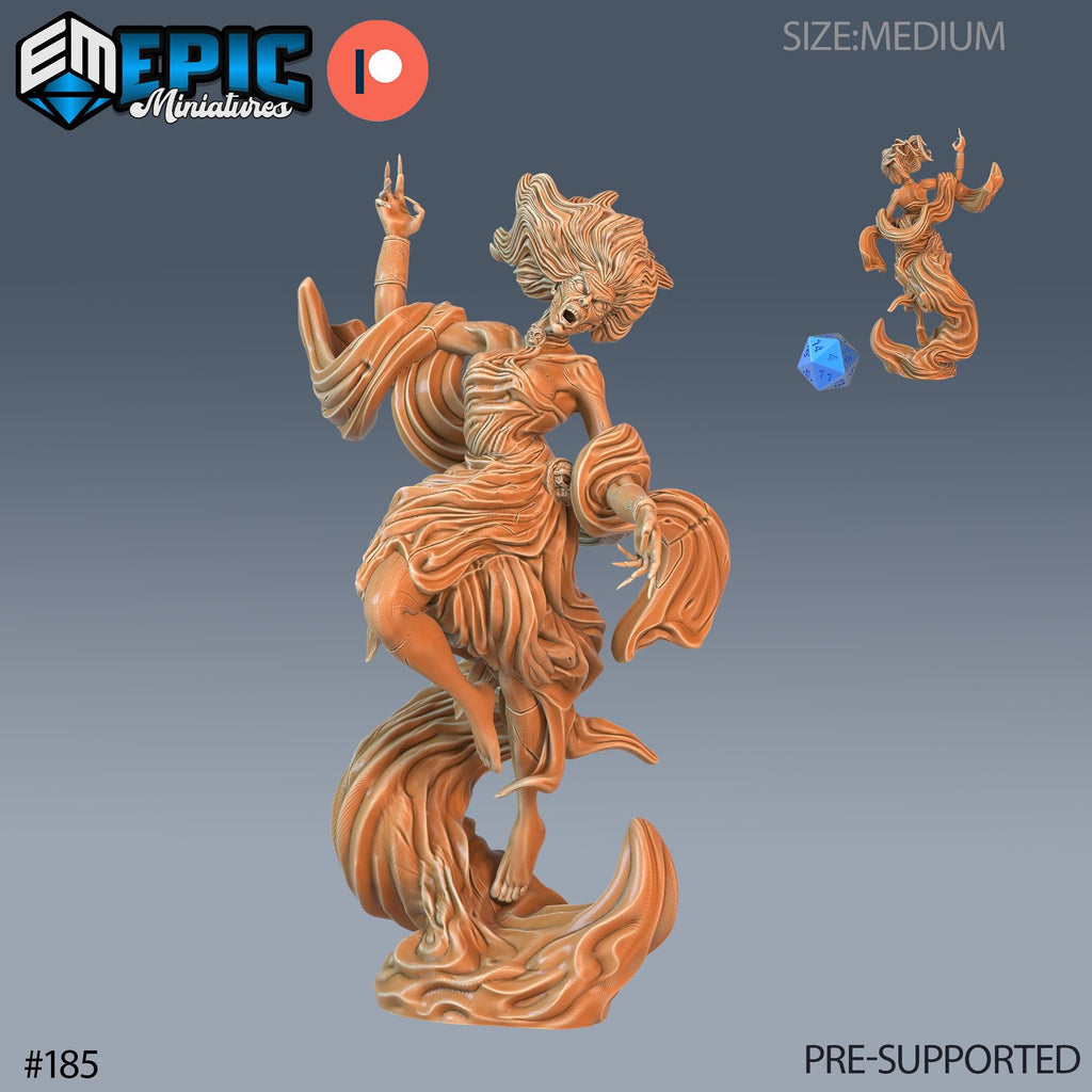 Banshee Option #185 front DND miniature Castle of Terror 16k resin