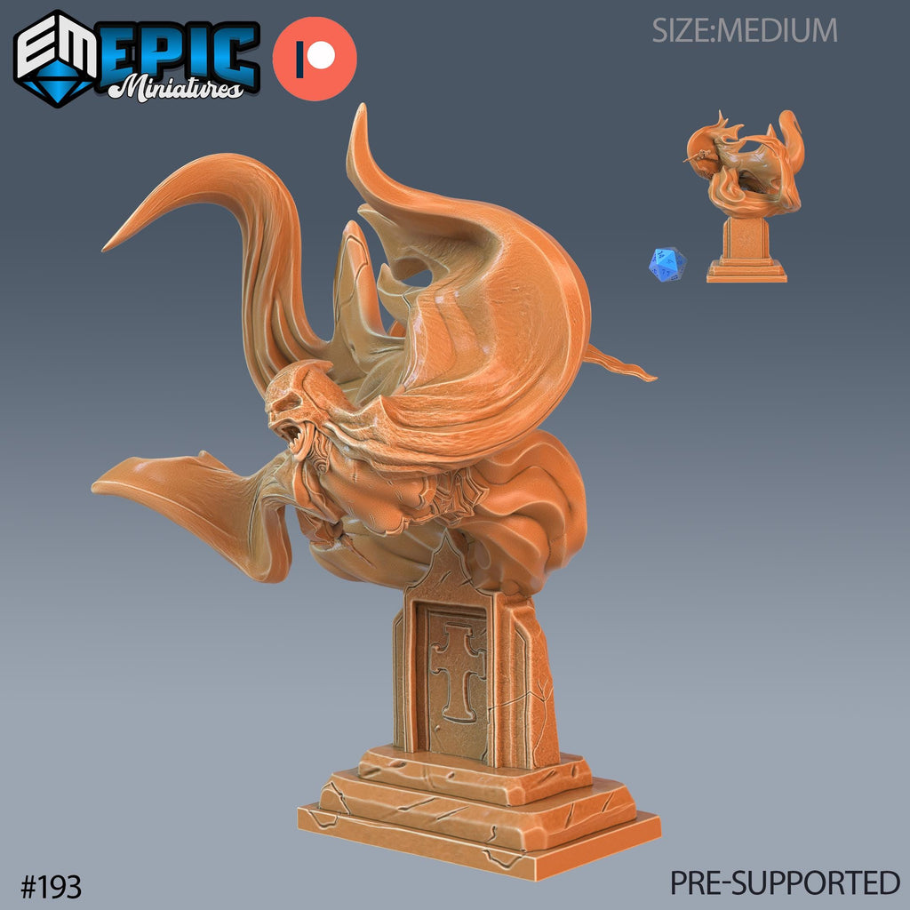 Specter Option #193 front DND miniature Castle of Terror 16k resin