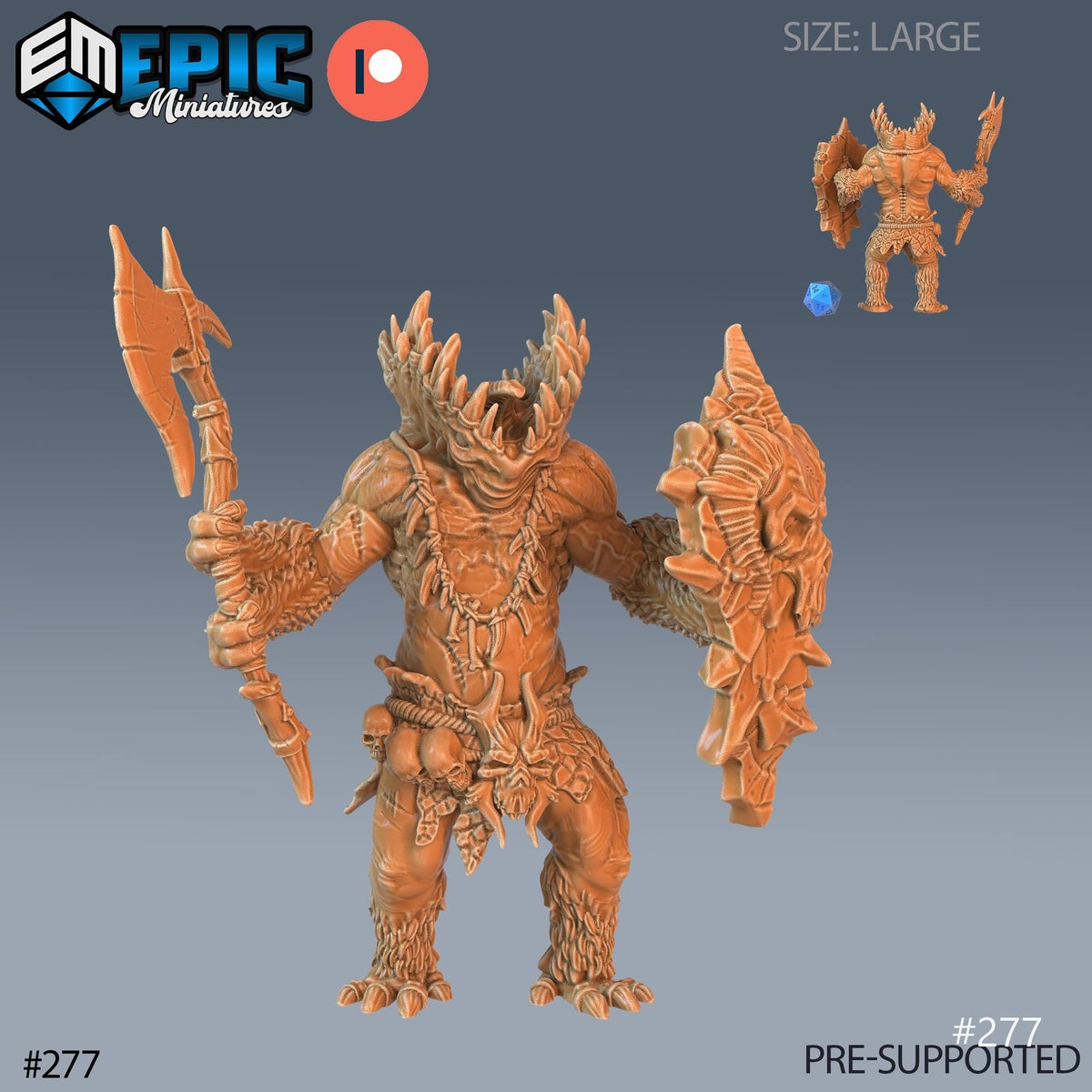 Gug Set of 4 DND Minis | Ruins of Madness Collection | TTRPG | Eldritch Lovecraft Underdark Phandelver Waterdeep Mad Mage Icewind Option #277 front DND miniature  16k resin