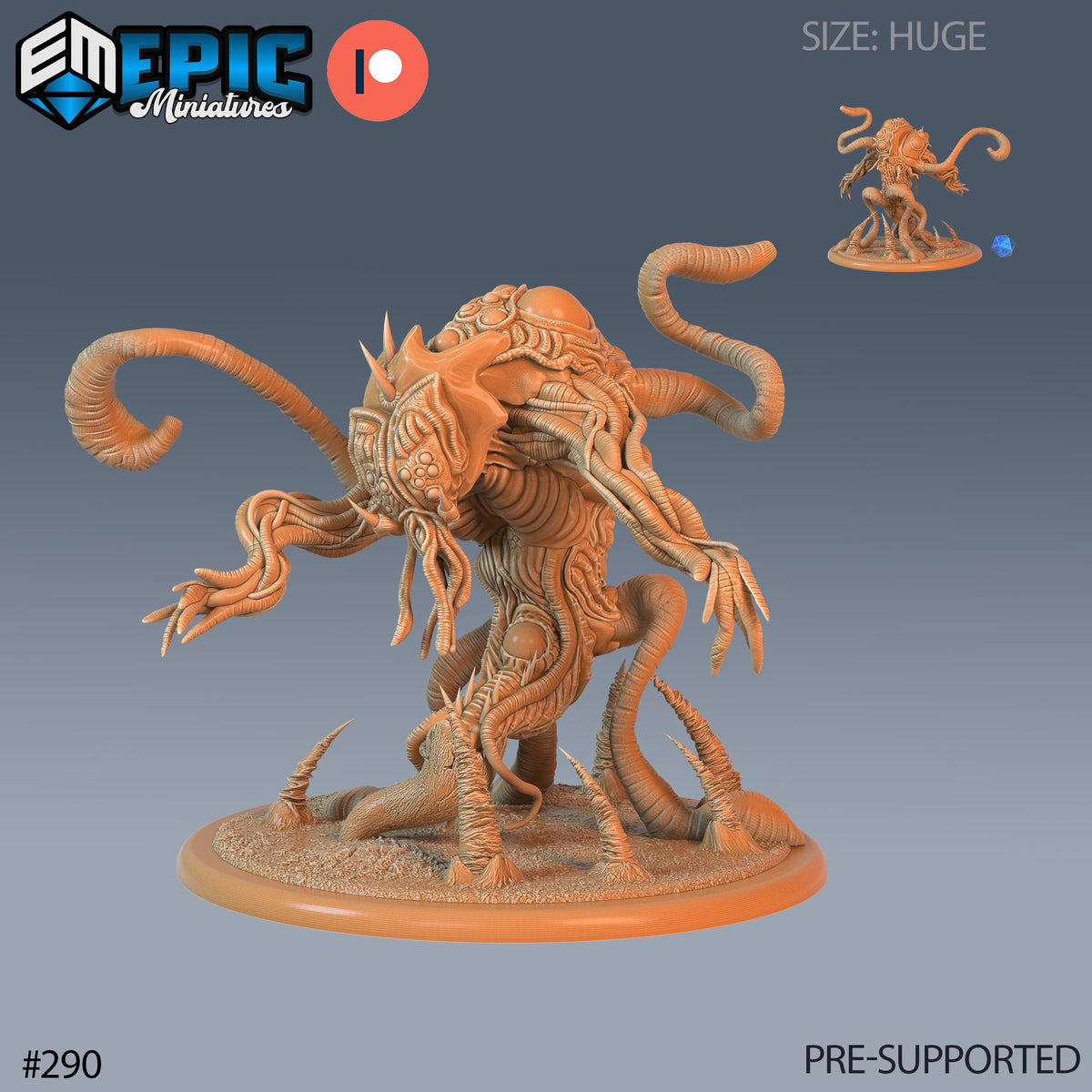 Shub-Niggurath DND Minis | Ruins of Madness Collection | TTRPG | Eldritch Lovecraft Underdark Phandelver Waterdeep Mad Mage Icewind Monster DND miniatures group photo
