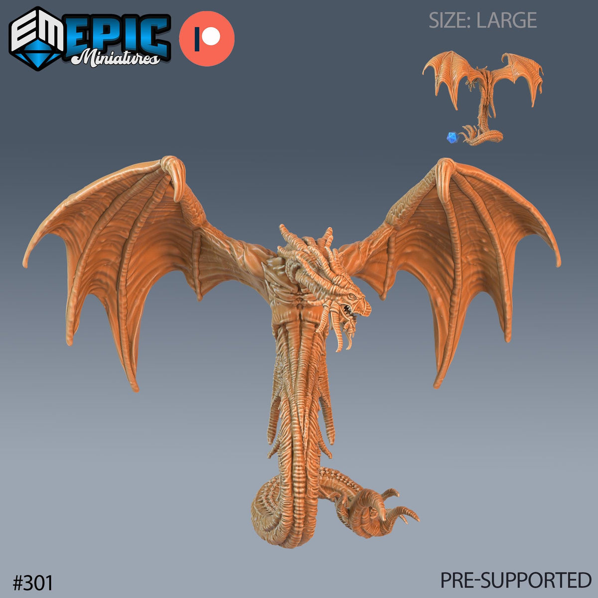 Hunting Horror Set of 3 DND Minis | Ruins of Madness Collection | TTRPG | Eldritch Lovecraft Underdark Phandelver Waterdeep Mad Mage Icewind Option #301 front DND miniature  16k resin