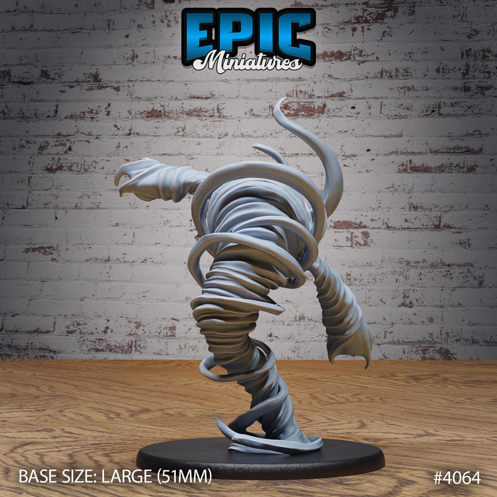 Elemental Air Option #4064 back DND miniature Elemental Lands 16k resin