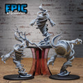 Elemental Air Set of 3 DND miniatures group photo Elemental Lands