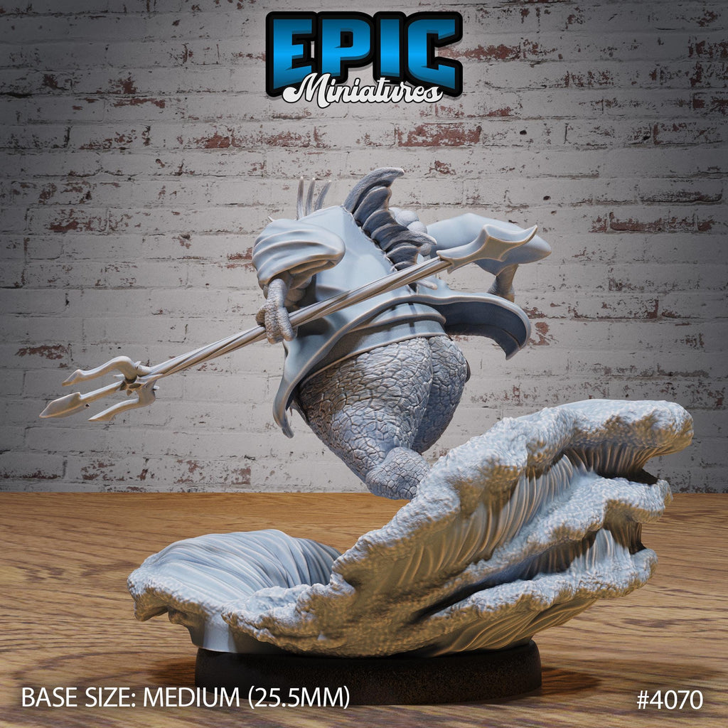 Marid Classic Option #4070 back DND miniature Elemental Lands 16k resin
